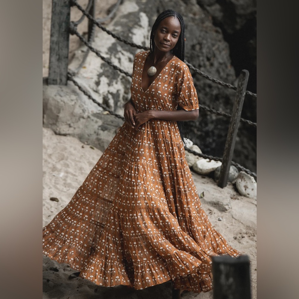 Chaaya Maxi Dress—Chai